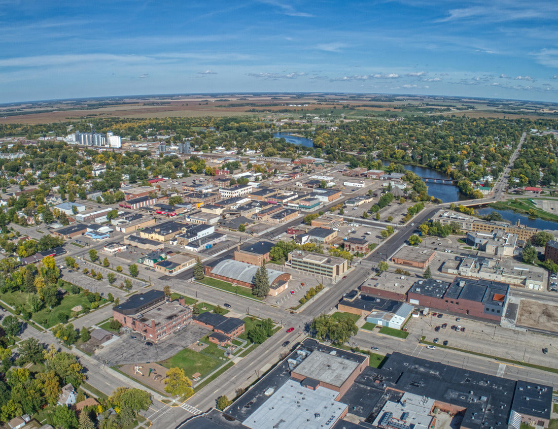 Thief River Falls is a small town in northwestern Minnesota 1000pc Puzzle