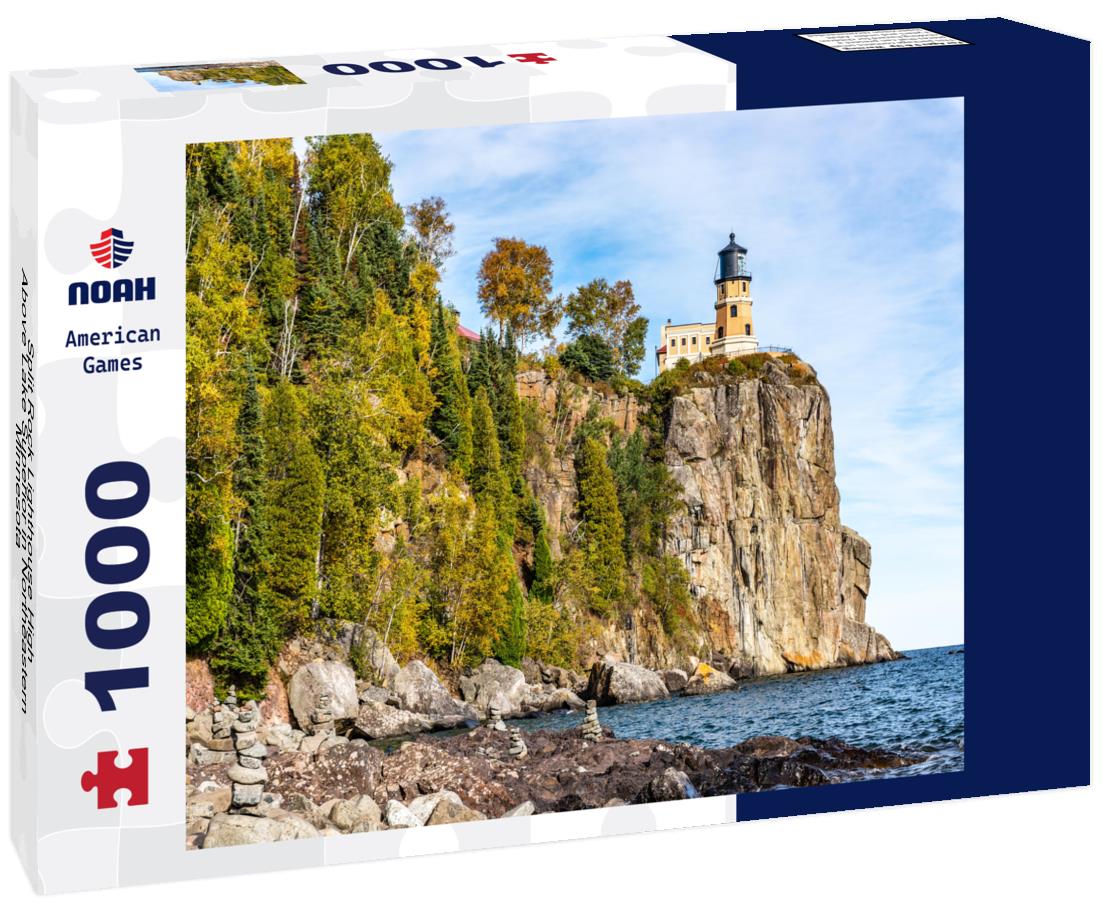 Noah Jigsaw Puzzle Split Rock Lighthouse High Above Lake Superior in Northeastern Minnesota 1000 Pieces