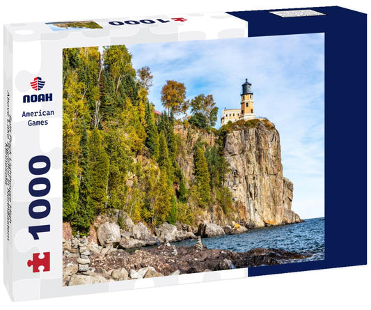 Noah Jigsaw Puzzle Split Rock Lighthouse High Above Lake Superior in Northeastern Minnesota 1000 Pieces