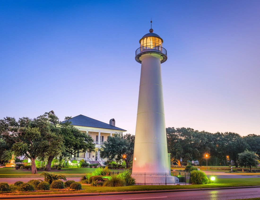 Noah Jigsaw Puzzle Biloxi, Mississippi, USA Light House at dusk 1000 Pieces