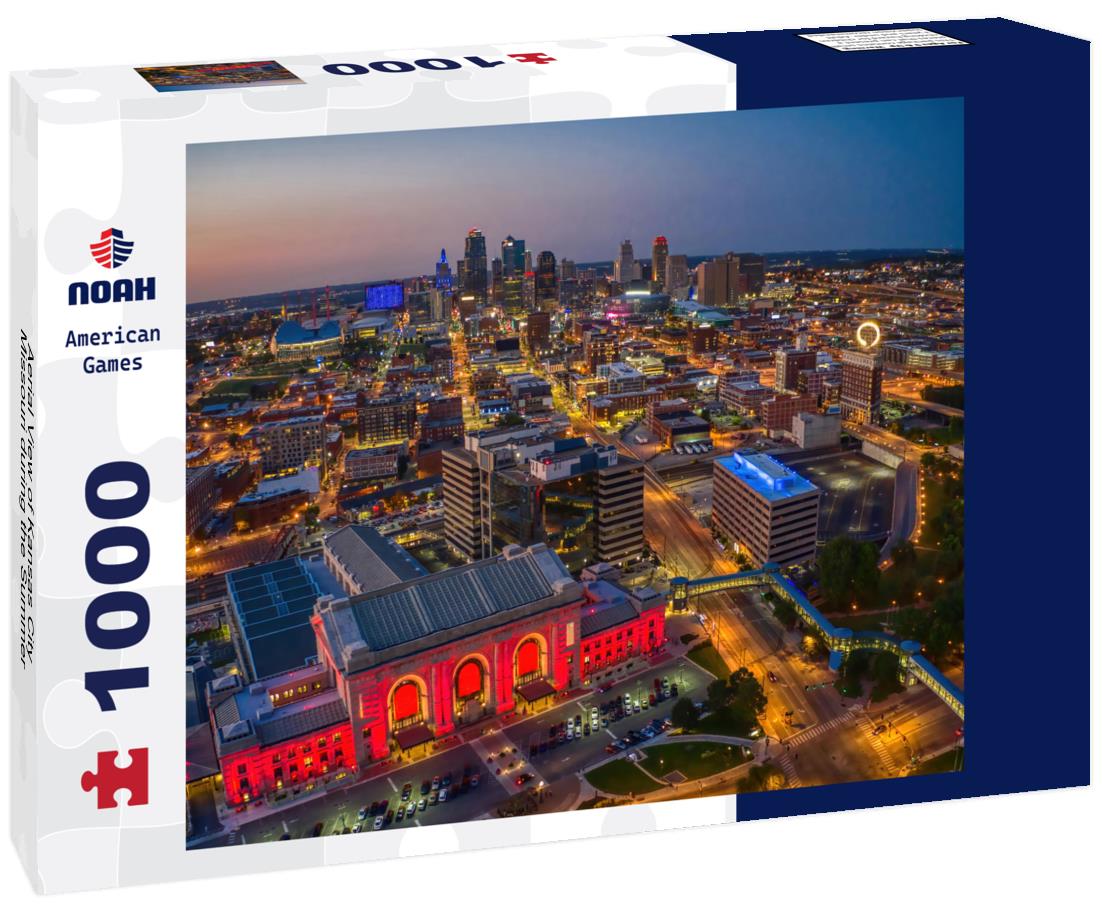 Noah Jigsaw Puzzle Aerial View of Kansas City, Missouri during the Summer 1000 Pieces