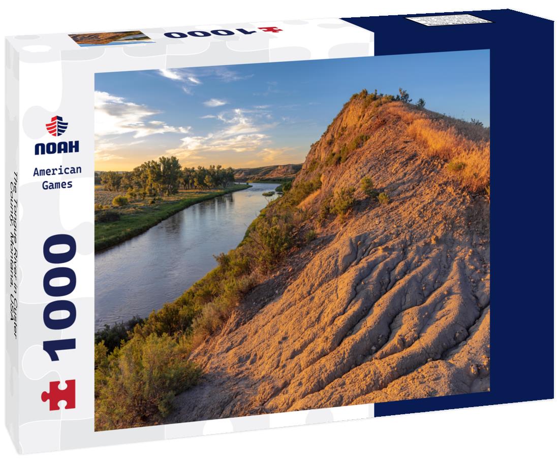 The Tongue River in Custer County, Montana, USA 1000pc Puzzle