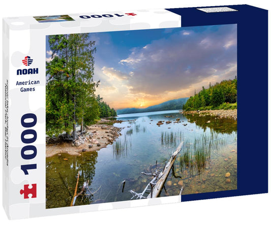 Noah Jigsaw Puzzle scenic lake Jordan in Arcadia National Park, Bar Harbor 1000 Pieces