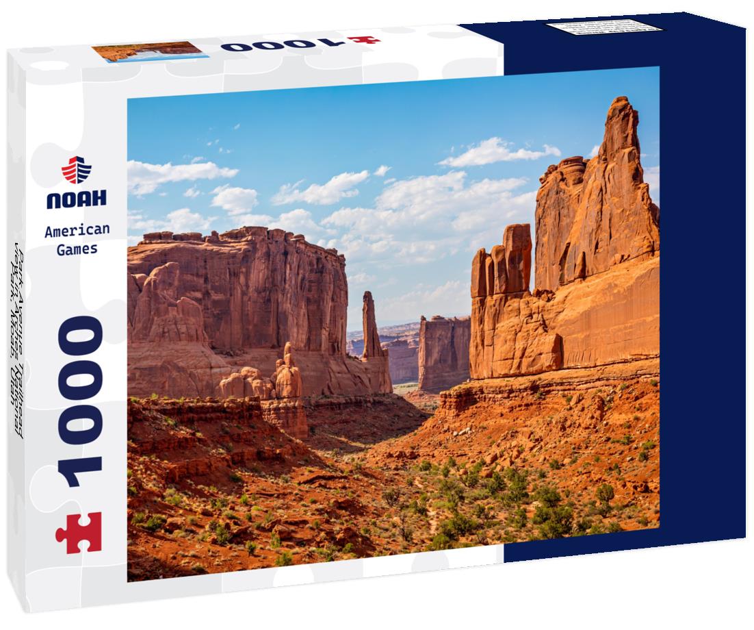 Noah Jigsaw Puzzle Park Avenue Trailhead view in Arches National Park, Moab, Utah 1000 Pieces
