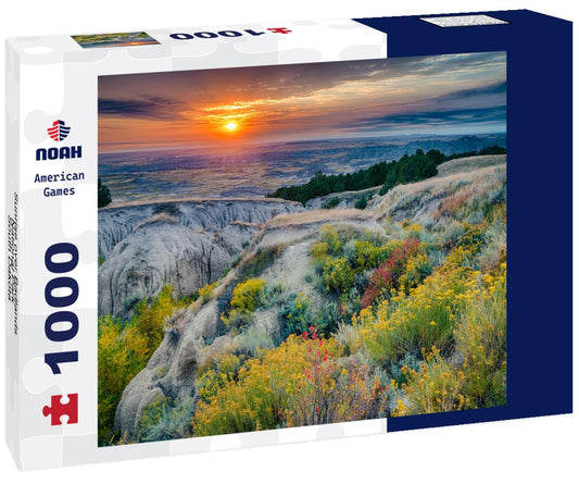 Noah Jigsaw Puzzle Sunrise over Badlands National Park, South Dakota 1000 Pieces