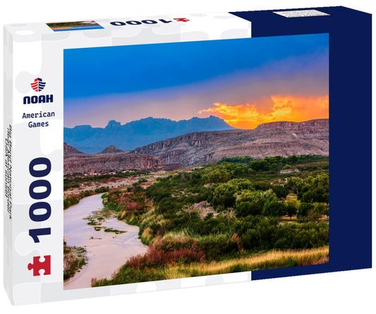 Noah Jigsaw Puzzle Big Bend National Park, near Mexican border, USA at sunset 1000 Pieces