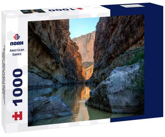 Noah Jigsaw Puzzle Afternoon light at the US/Mexican border, Santa Elena Canyon, Big Bend National Park 1000 Pieces