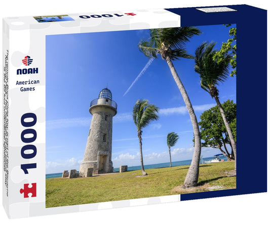 Noah Jigsaw Puzzle The remote Boca Chita Key is part of the Biscayne National Park. The highlight of an island stay is the 65 foot ornamental lighthouse 1000 Pieces