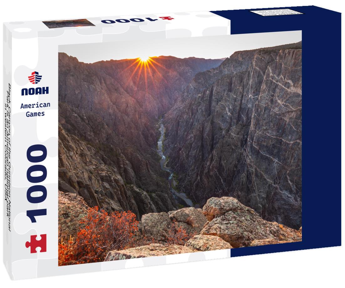 Noah Jigsaw Puzzle Black Canyon of the Gunnison National Park is an American national park in western Colorado, USA 1000 Pieces