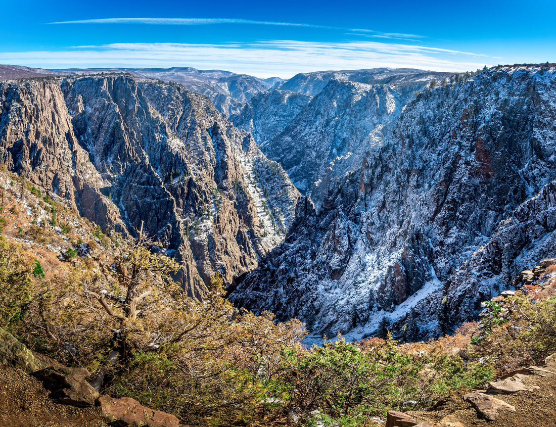 Noah Jigsaw Puzzle Black Canyon of the Gunnison National Park, Tomichi Point in winter 1000 Pieces