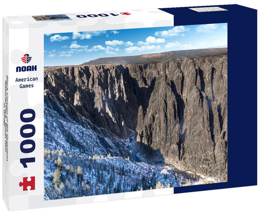 Noah Jigsaw Puzzle Black Canyon of the Gunnison National Park, South Rim in winter 1000 Pieces