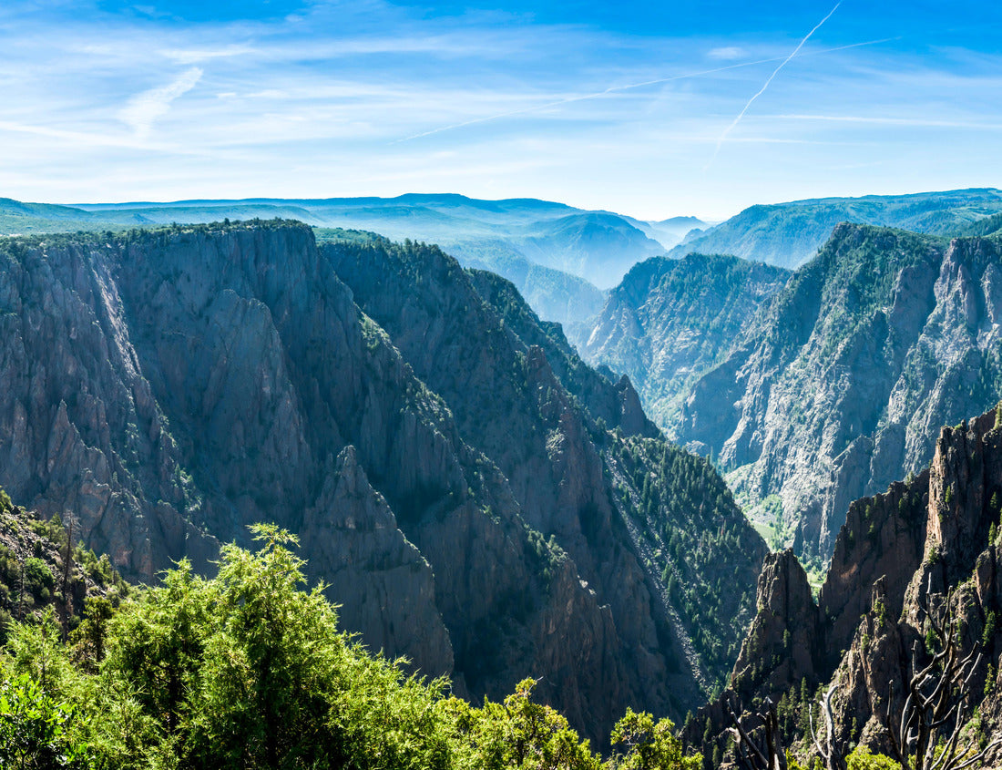 Noah Jigsaw Puzzle Panorama of the Black Canyon of the Gunnison National Park in summer on a sunny day with blue sky 1000 Pieces