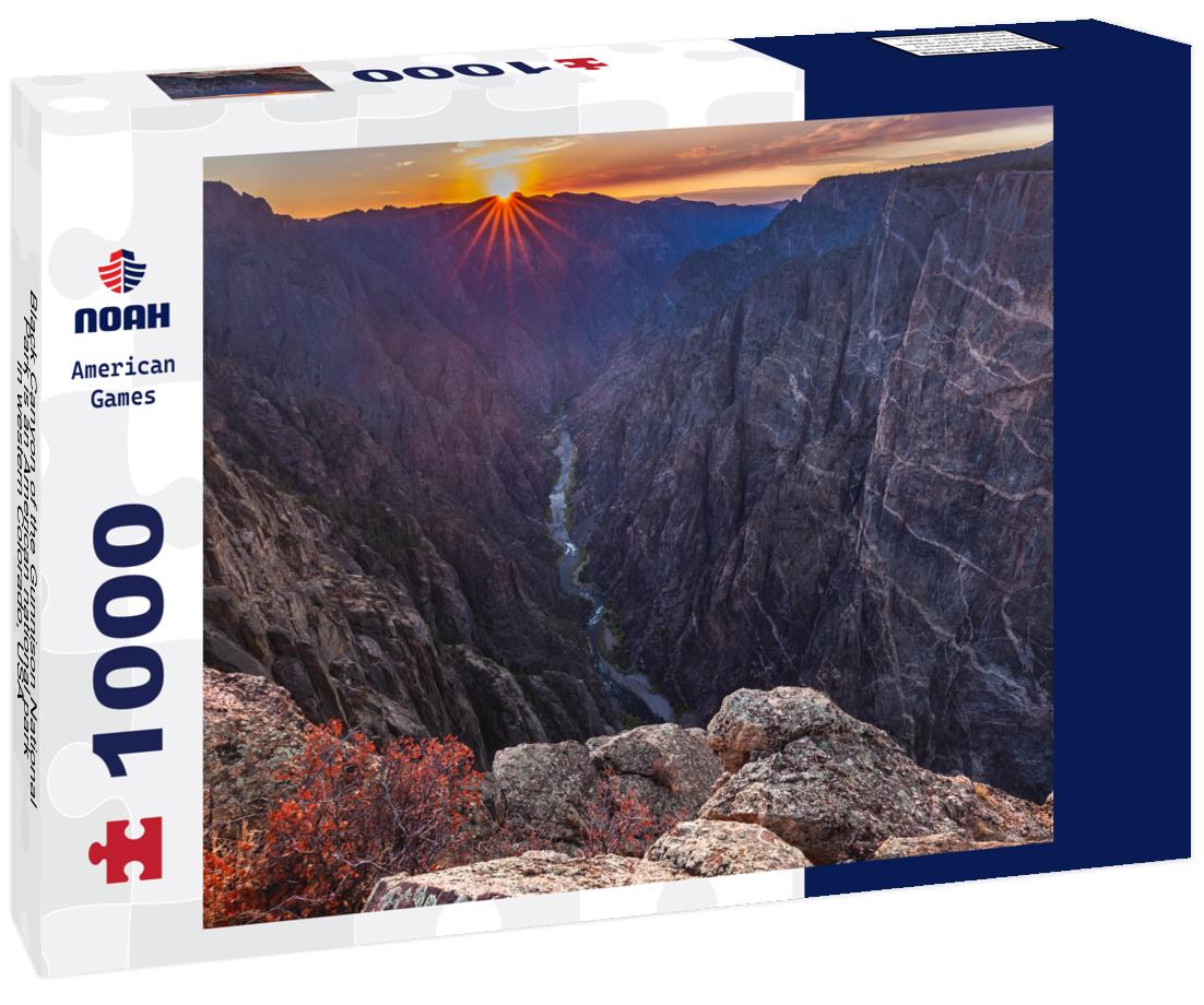 Noah Jigsaw Puzzle Black Canyon of the Gunnison National Park is an American national park in western Colorado, USA 1000 Pieces