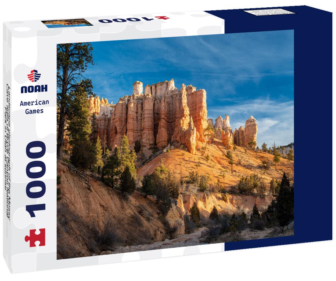 Noah Jigsaw Puzzle Landscape photograph of the Mossy Cave area of Bryce Canyon National Park in Utah at sunrise 1000 Pieces
