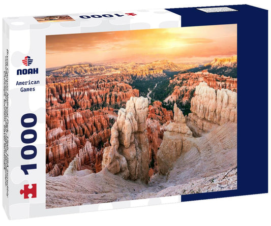 Noah Jigsaw Puzzle Bryce Canyon National Park, Utah, USA incredibly colorful scenery, beautiful natural landscape. Concept, tourism, travel landmark 1000 Pieces
