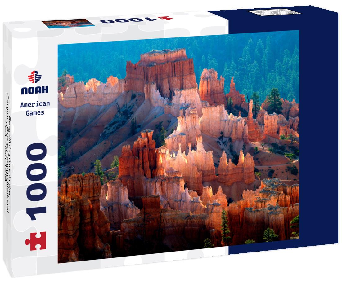 Noah Jigsaw Puzzle Beautiful colors in the Canyon, Bryce Canyon National Park, Utah, USA 1000 Pieces