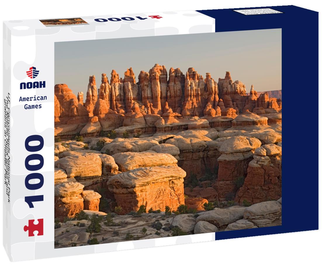 Noah Jigsaw Puzzle UT, Canyonlands National Park, The Needle Rock spires and grabens at Chester Park 1000 Pieces
