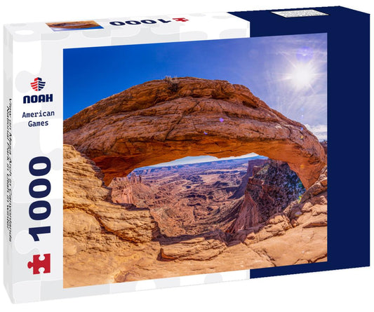 Noah Jigsaw Puzzle View on Mesa Arch in Canyonlands National Park in Utah in winter 1000 Pieces