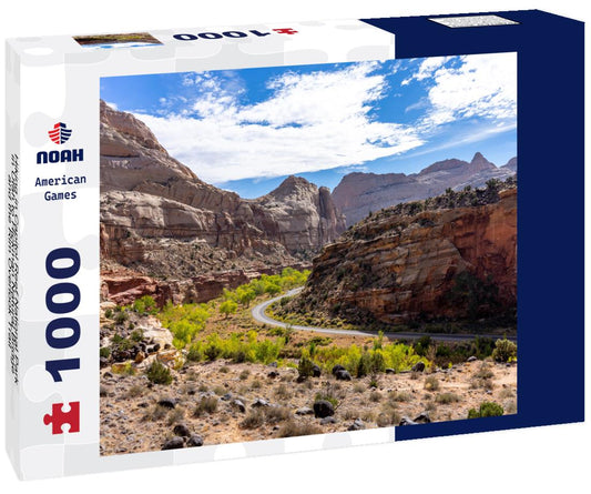 Noah Jigsaw Puzzle Hiking in Capitol Reef National Park in Utah to Hickman Natural Bridge and the Rim Overlook Trail 1000 Pieces
