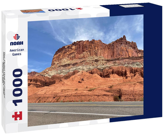 Noah Jigsaw Puzzle The Fluted Wall at Capitol Reef National Park near Torrey Utah 1000 Pieces