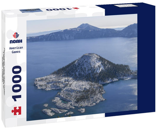 Noah Jigsaw Puzzle Panoramic view over Crater Lake National Park in winter, Oregon 1000 Pieces