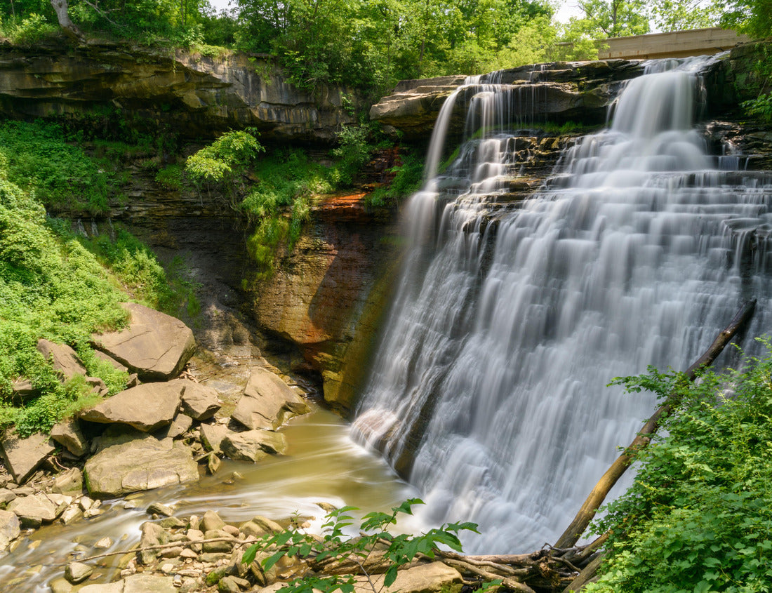 Noah Jigsaw Puzzle Brandywine falls, waterfall in Cuyahoga Valley National Park, Ohio 1000 Pieces