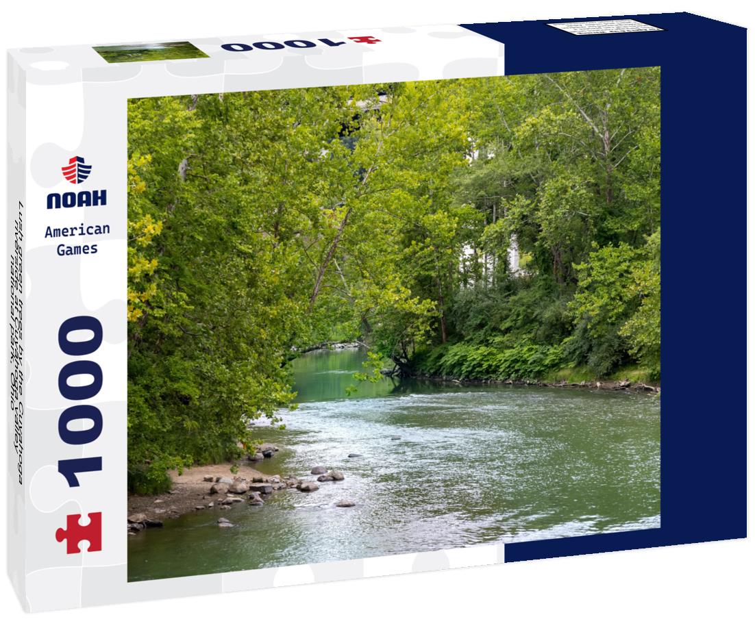 Noah Jigsaw Puzzle Lush green trees by the Cuyahoga riverside at Cuyahoga valley national park, Ohio 1000 Pieces