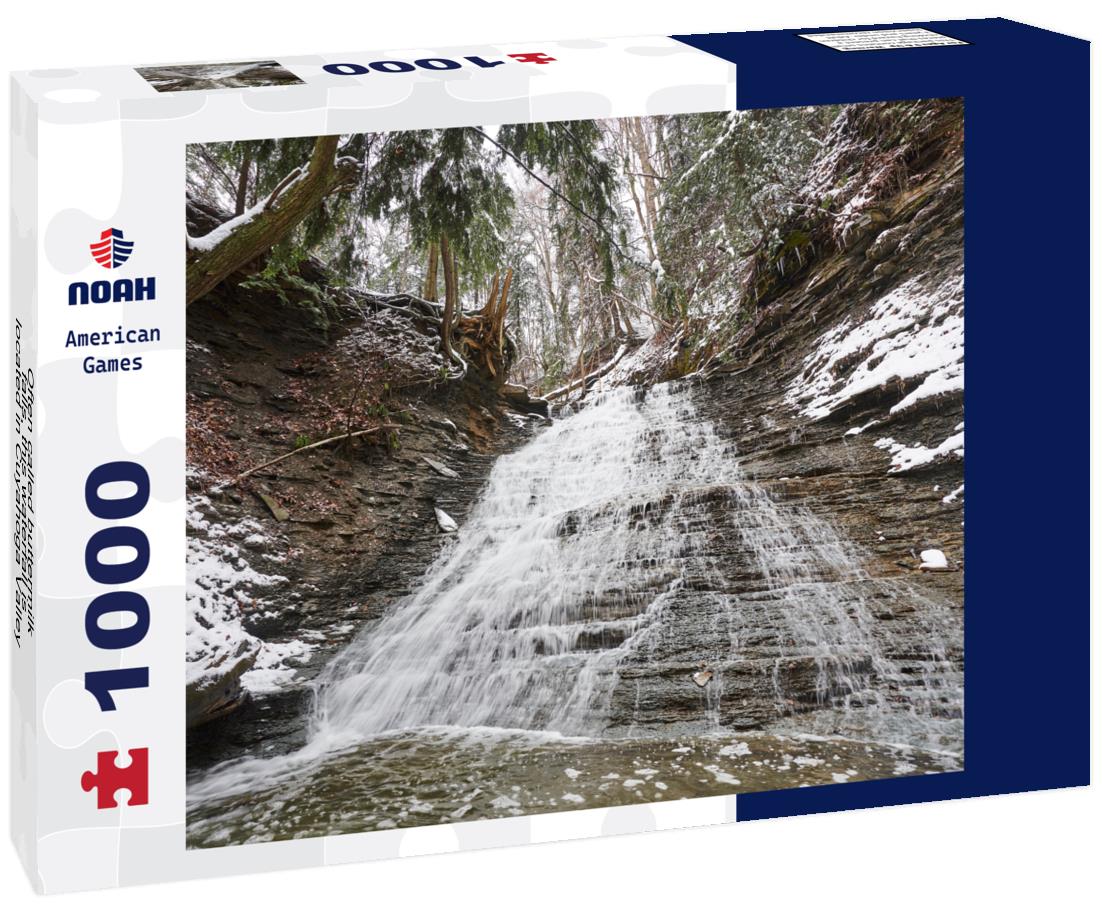 Noah Jigsaw Puzzle Often called buttermilk falls, this waterfall is located in Cuyahoga Valley National park 1000 Pieces