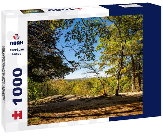 Noah Jigsaw Puzzle The Ledges Trail during Autumn leaf color change at Cuyahoga Valley National Park between Cleveland and Akron, Ohio 1000 Pieces