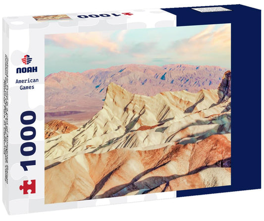 Zabriskie Point is a part of Amargosa Range located east of Death Valley in, Death Valley National Park in California 1000pc Puzzle