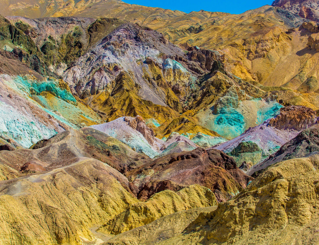 Noah Jigsaw Puzzle Colorful Artist's Palette rocks on the mountain side in Death Valley National Park, California, USA 1000 Pieces