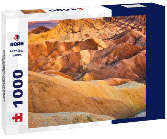 Noah Jigsaw Puzzle Iconic sunrise colorful waves at Zabriskie Point in Death Valley National Park 1000 Pieces