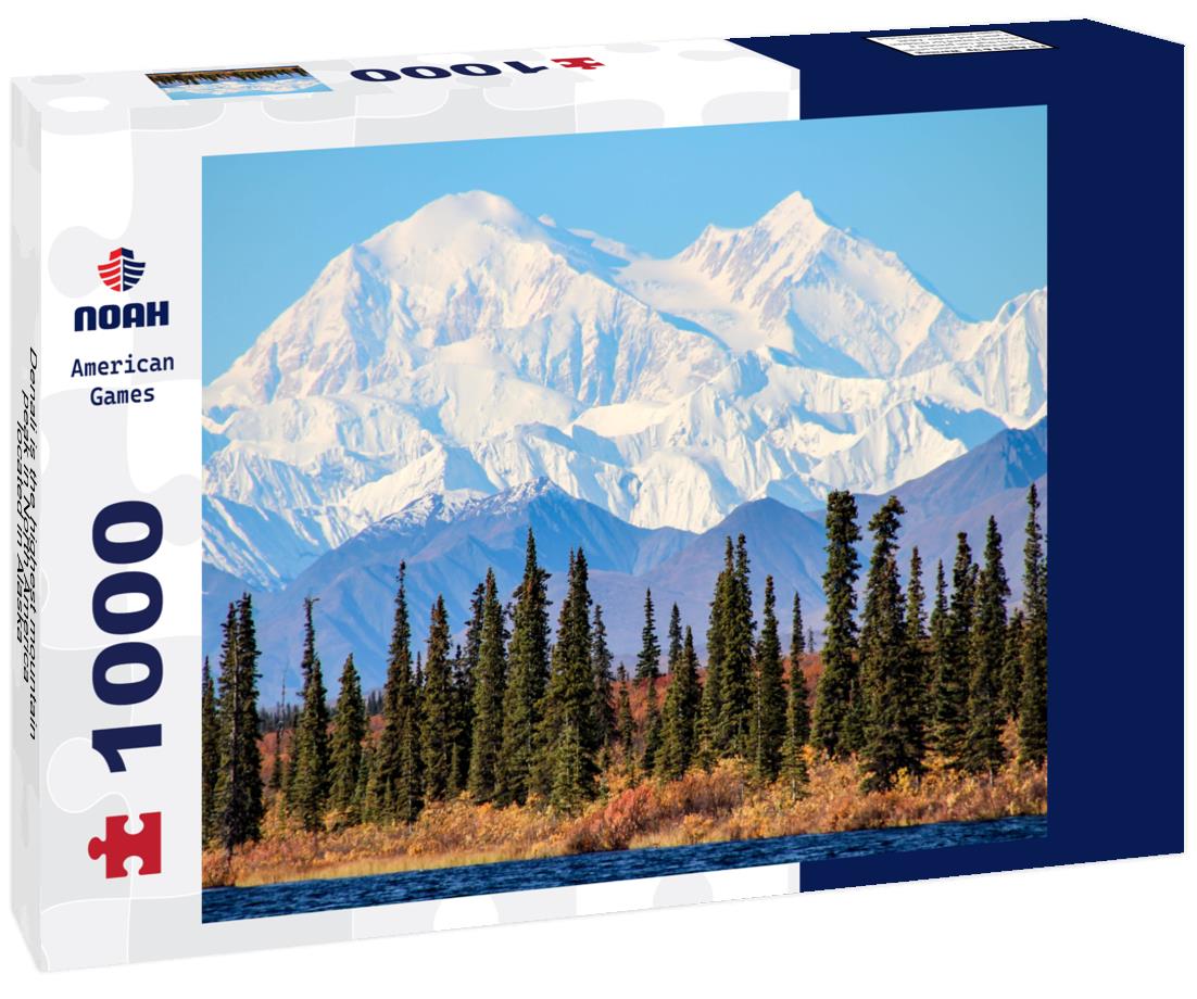 Noah Jigsaw Puzzle Denali is the highest mountain peak in North America, located in Alaska 1000 Pieces