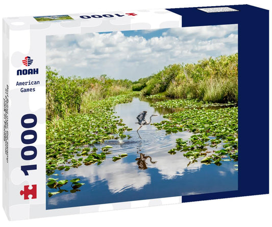 Noah Jigsaw Puzzle Bird flying over the swamp in Everglades national park in Florida 1000 Pieces