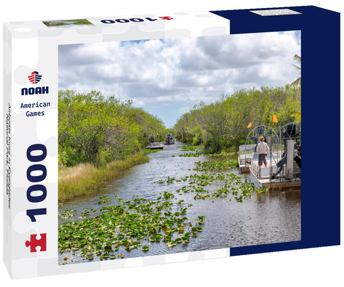 Noah Jigsaw Puzzle Airboats tours in Everglades National Park, Florida 1000 Pieces