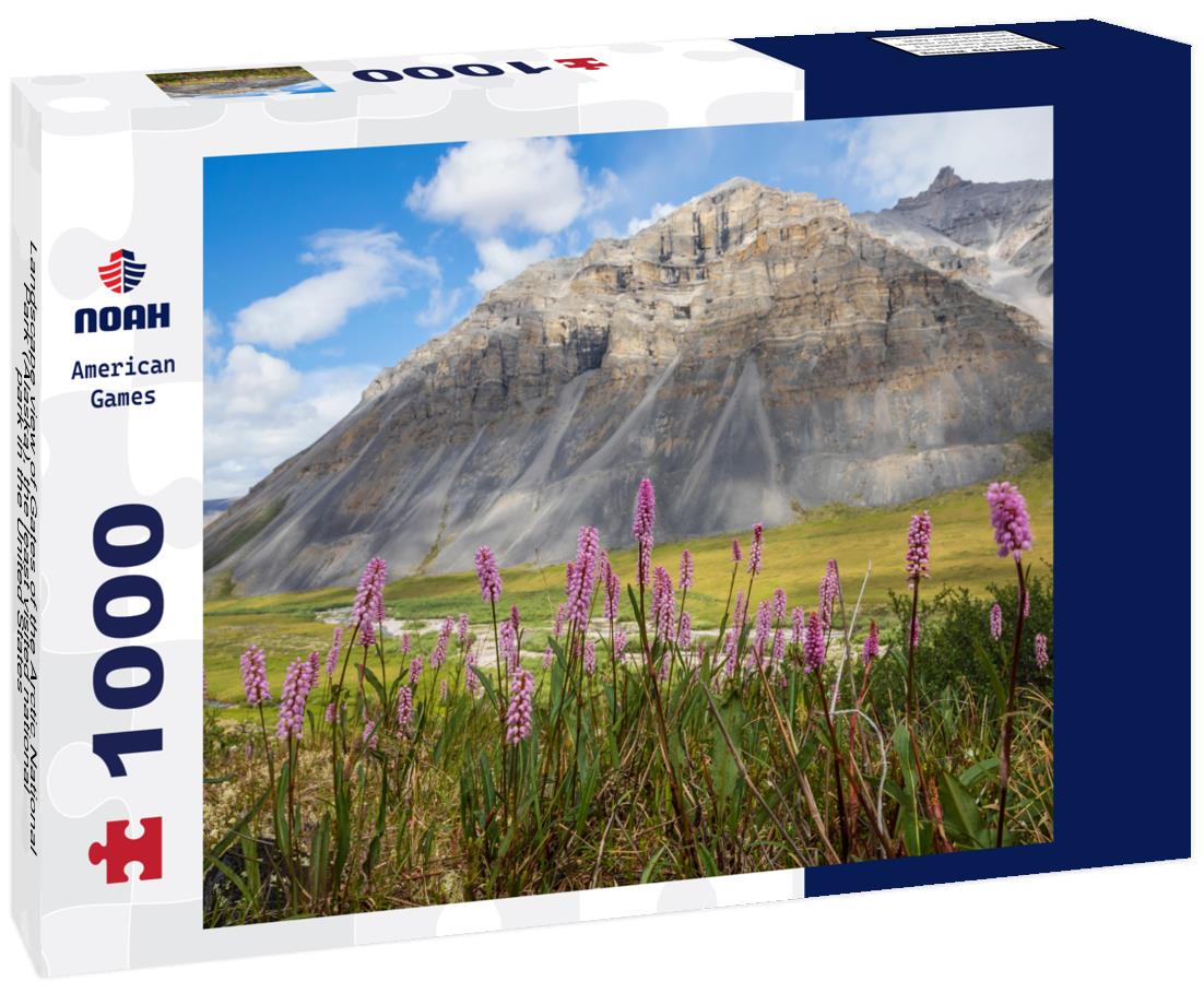 Noah Jigsaw Puzzle Landscape view of Gates of the Arctic National Park (Alaska), the least visited national park in the United States 1000 Pieces