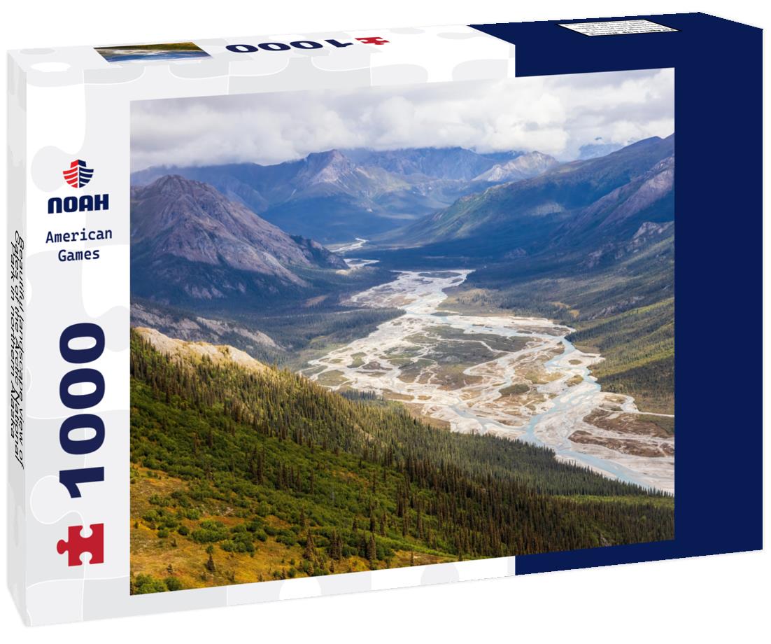 Noah Jigsaw Puzzle Beautiful landscape view of Gates of the Arctic National Park in northern Alaska 1000 Pieces