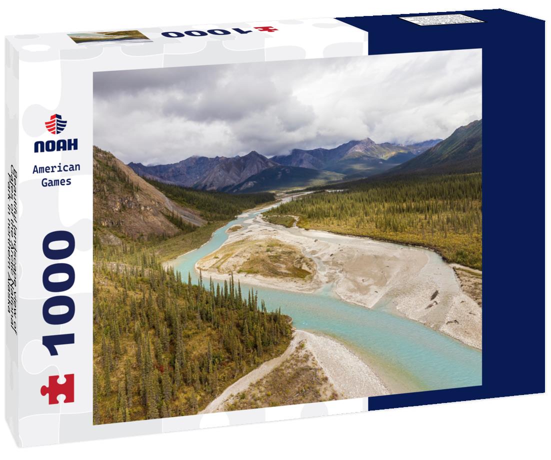 Noah Jigsaw Puzzle Beautiful landscape view of Gates of the Arctic National Park in northern Alaska 1000 Pieces