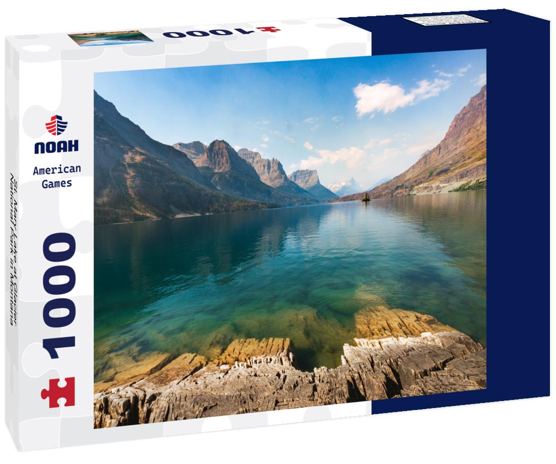 Noah Jigsaw Puzzle St. Mary Lake at Glacier National Park in Montana 1000 Pieces