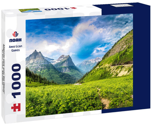 Noah Jigsaw Puzzle Majestic view over the Glacier National Park from the Going to sun road, Montana 1000 Pieces