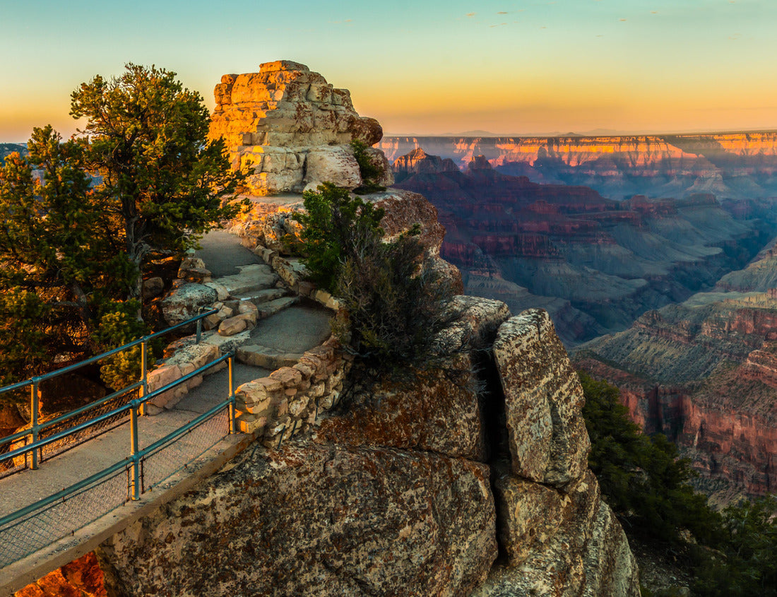 Noah Jigsaw Puzzle Bridge Leading To Bright Angel Point, Grand Canyon National Park, Arizona, USA 1000 Pieces