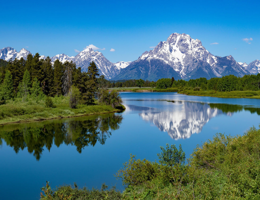 Noah Jigsaw Puzzle View of Mount Moran in Grand Teton National Park from oxbow bend 1000 Pieces