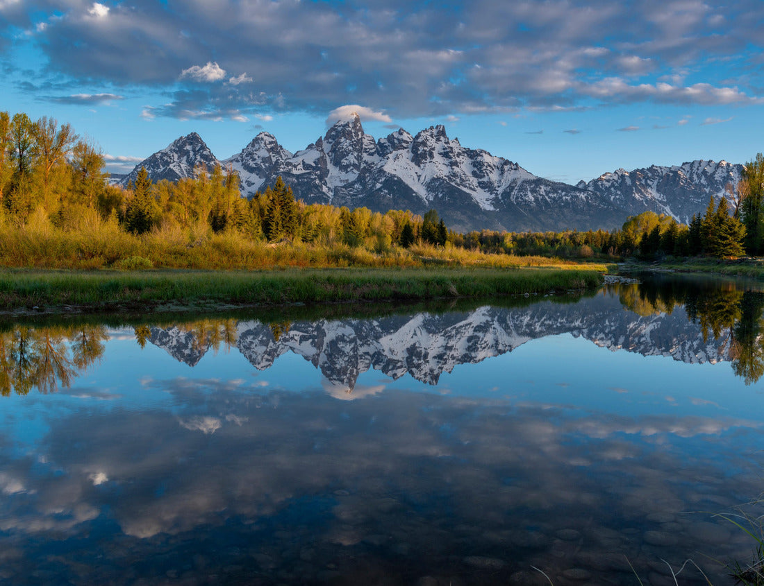 Noah Jigsaw Puzzle Grand Teton National Park, reflection of Teton Mountains near Jackson Hole, Wyoming 1000 Pieces