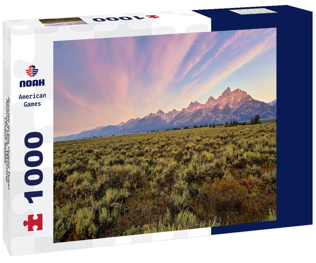 Noah Jigsaw Puzzle Sunrise at the Grand Teton National Park. Wyoming. United States 1000 Pieces