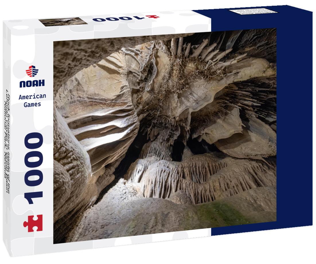 Noah Jigsaw Puzzle Rock formations inside of the Lehman Caves in Great Basin National Park, Nevada 1000 Pieces