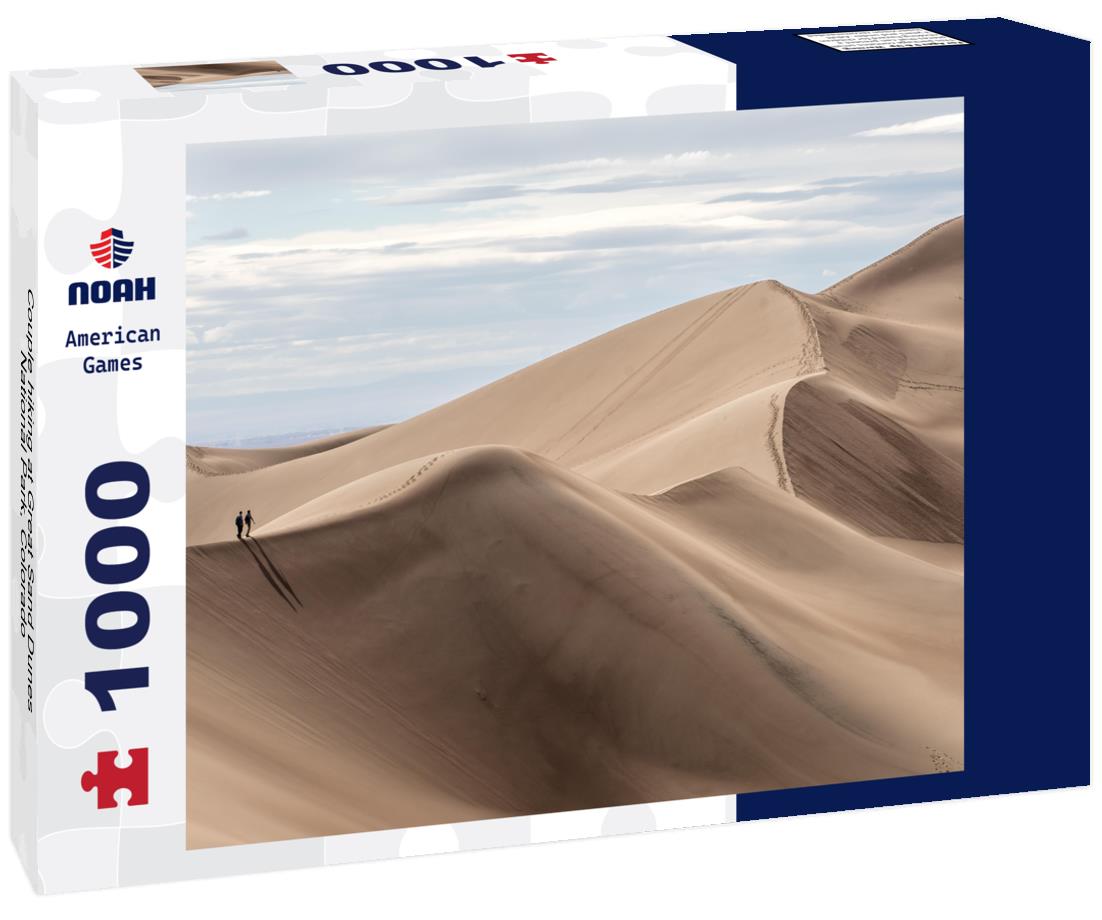 Noah Jigsaw Puzzle Couple hiking at Great Sand Dunes National Park, Colorado 1000 Pieces