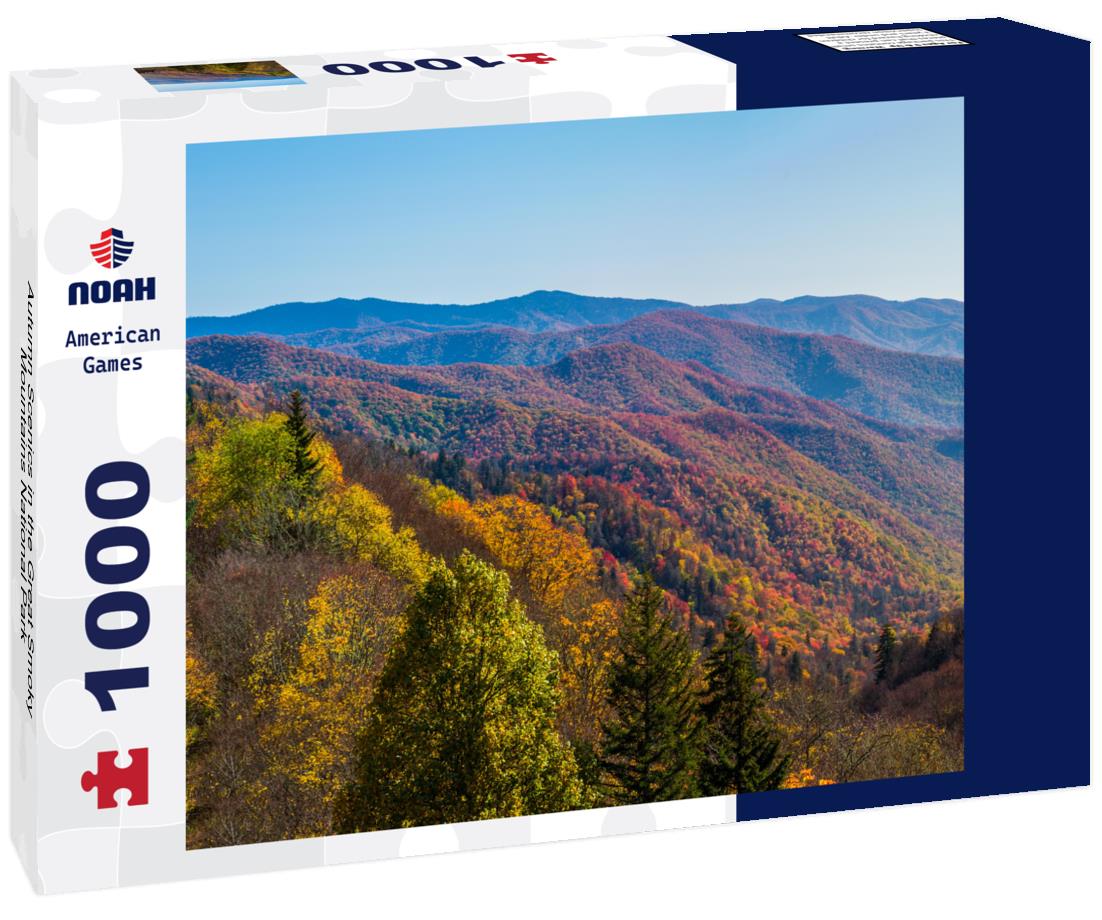 Noah Jigsaw Puzzle Autumn Scenics in the Great Smoky Mountains National Park 1000 Pieces