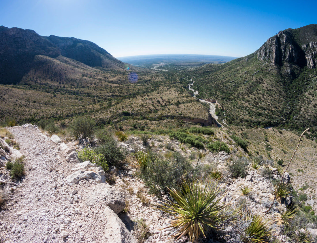 Noah Jigsaw Puzzle Landscape view of Guadalupe Mountains National Park during the day in Texas 1000 Pieces