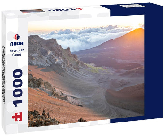Noah Jigsaw Puzzle Viewing a breathtaking morning sunrise over a dormant volcano at Haleakala National Park in Haleakala, Maui, Hawaii 1000 Pieces