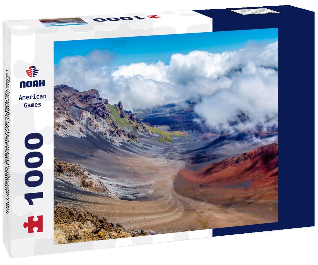 Noah Jigsaw Puzzle The beautiful colors seen in the massive volcanic crater at Haleakala National Park on the island of Maui, Hawaii 1000 Pieces